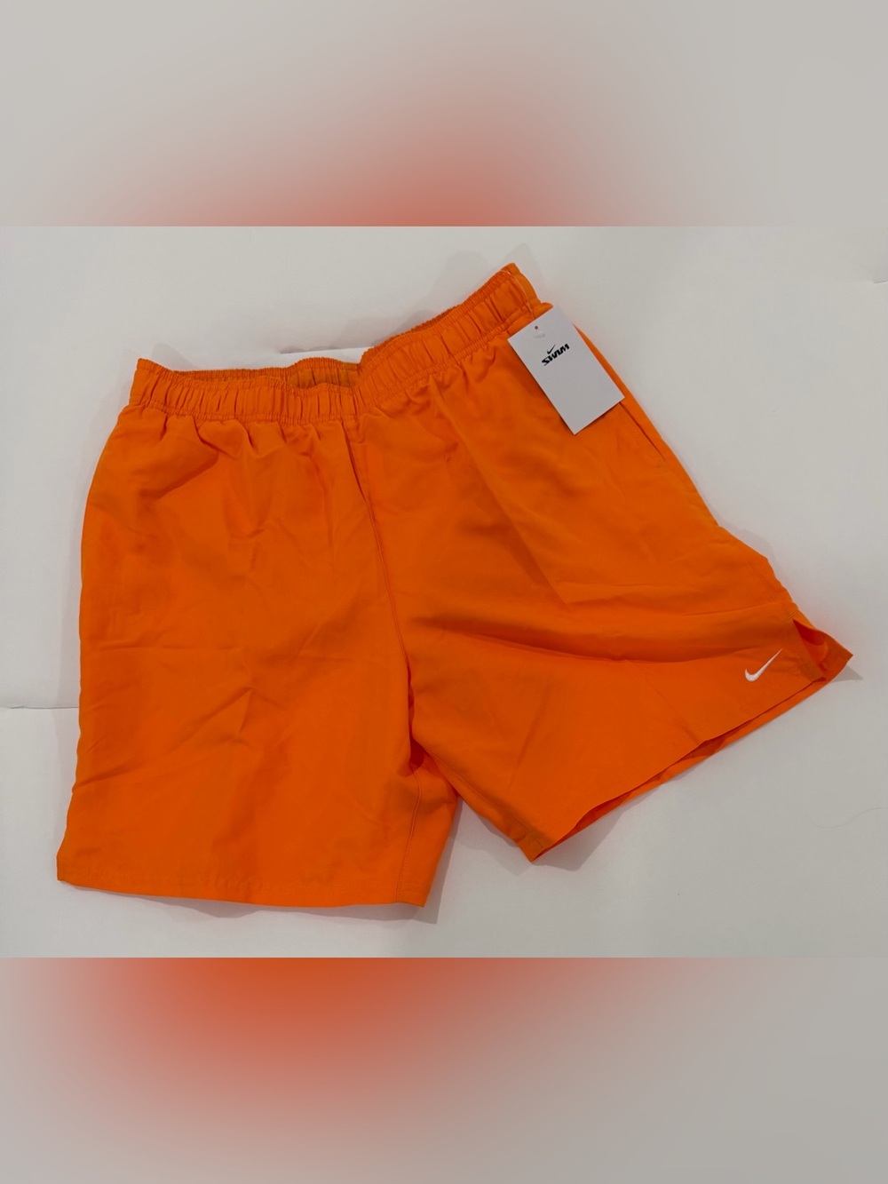 Nike Men’s Bright Orange Athletic Shorts